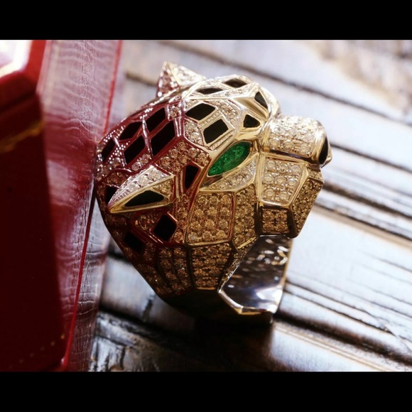 Designer Panthere Panther Ring /Diamond VS-G / 18K - Picture 6 of 11